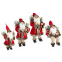 Santa postavička sediaca 40 cm s plnou taškou darčekov